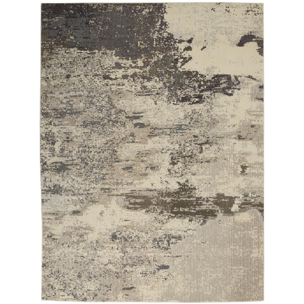 CES02 Celestial Ivory/Grey Area Rug- 7'10" x 10'6". Picture 1