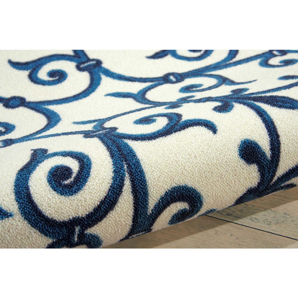 Home & Garden Area Rug, Blue, 10' x 13'. Picture 4