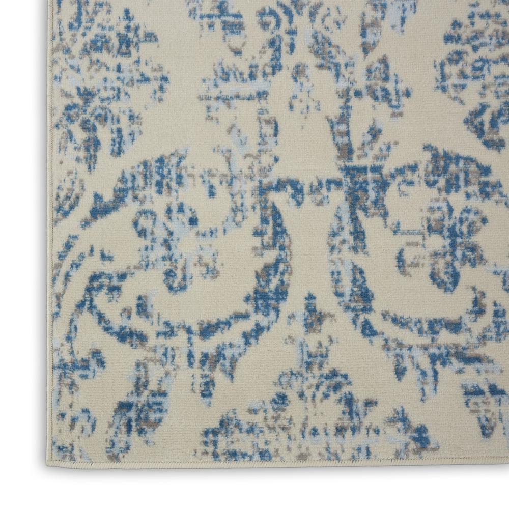 Jubilant Area Rug, Ivory/Blue, 7'10" x 9'10". Picture 5