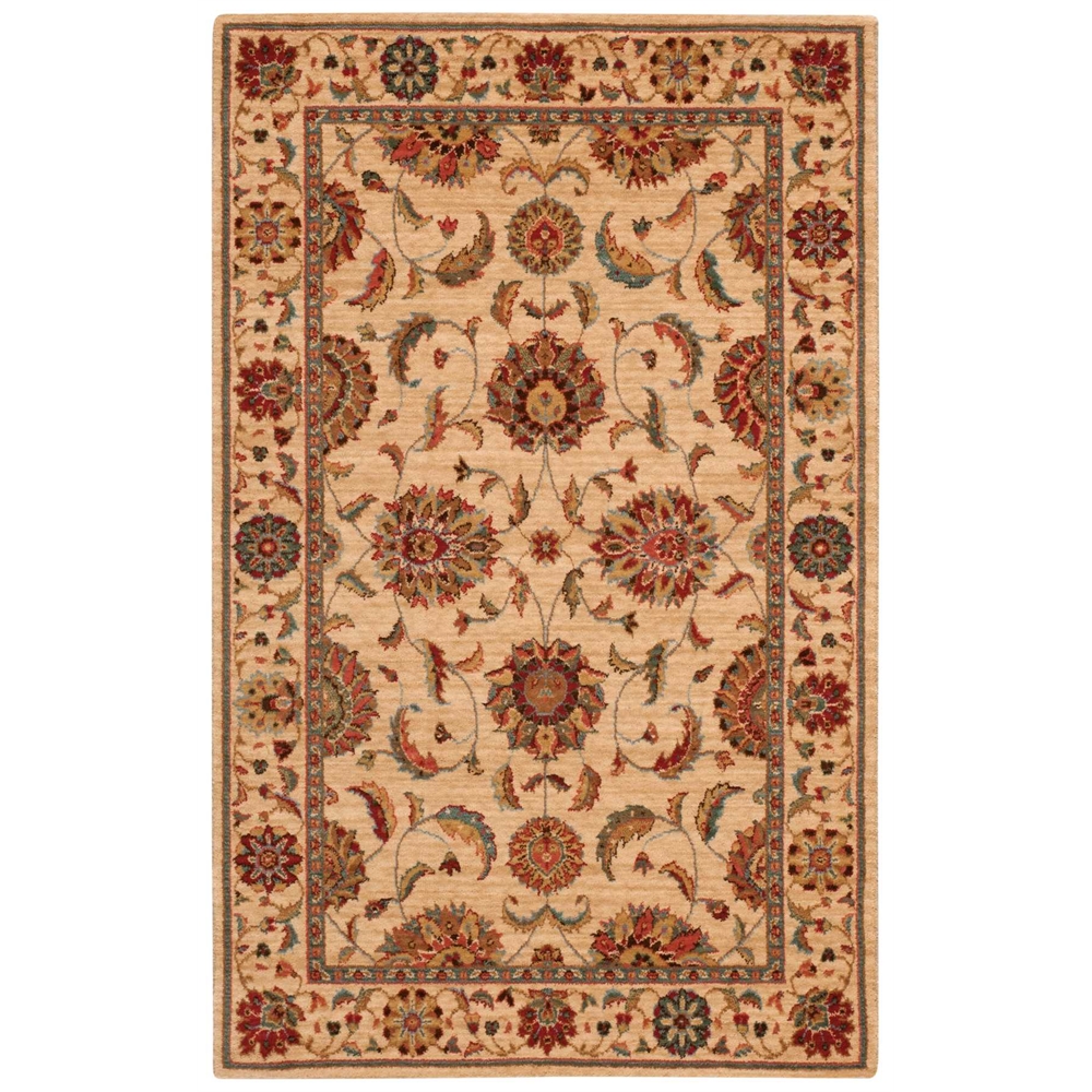 Living Treasures Area Rug, Ivory, 3'6" x 5'6". Picture 4