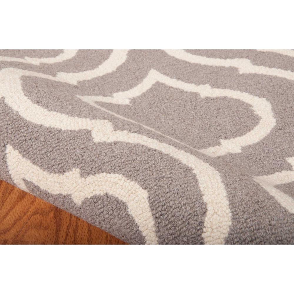 Linear Area Rug, Silver, 8' x 11". Picture 7