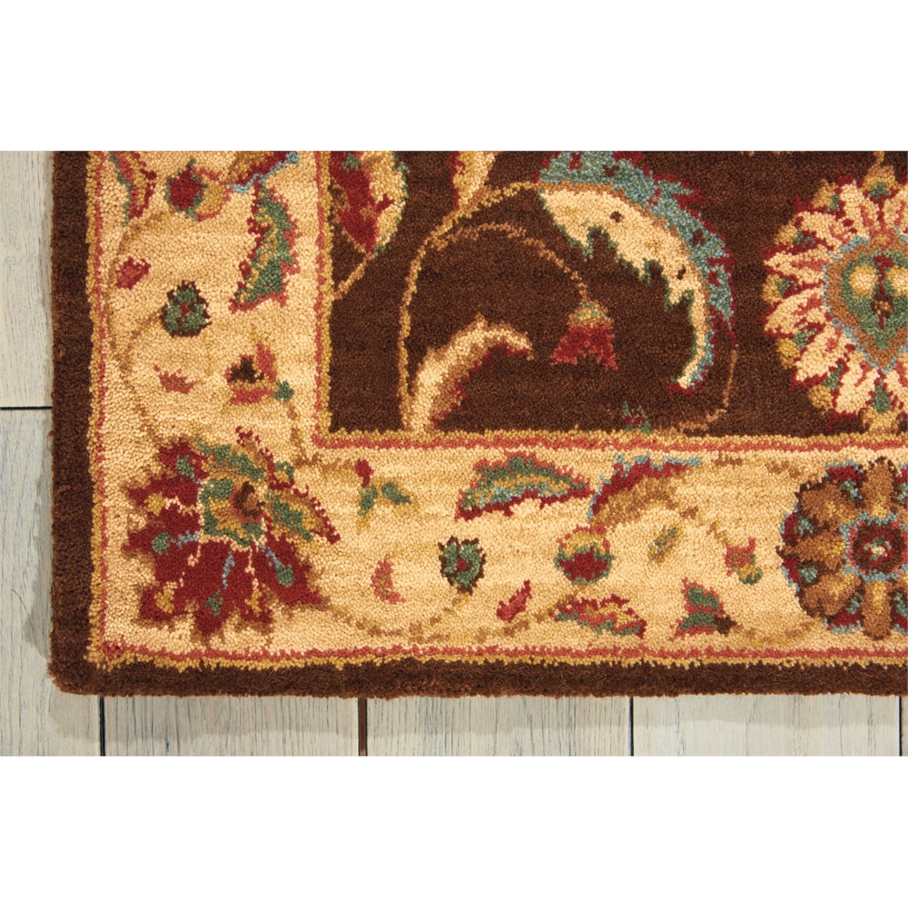 Living Treasures Area Rug, Brown, 2'6" x 4'3". Picture 2