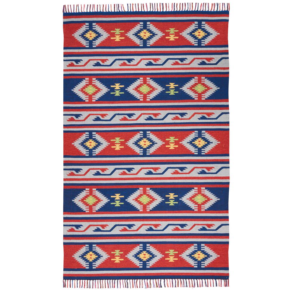 Southwestern Rectangle Area Rug, 5' x 7'. Picture 1
