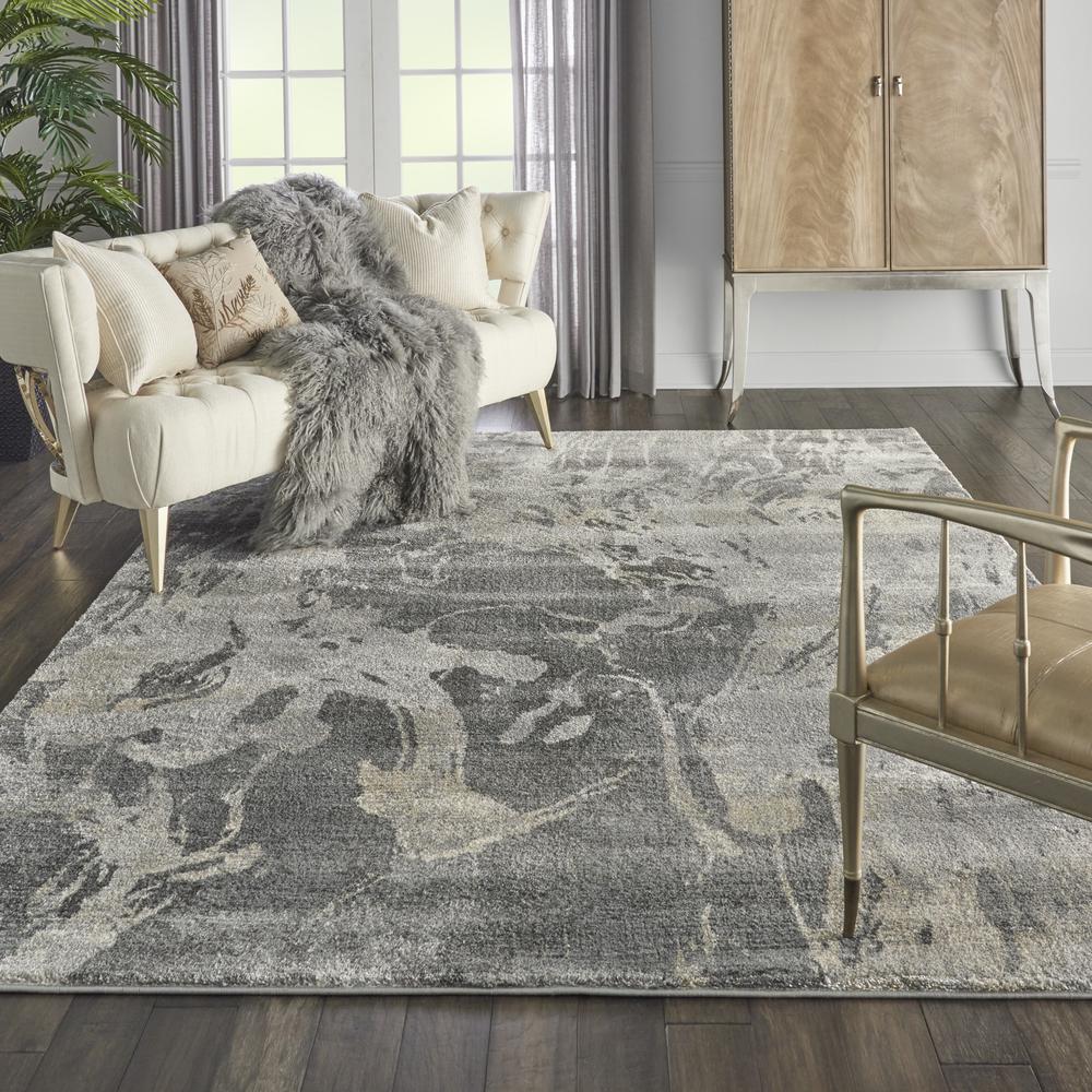 Fusion Area Rug, Beige/Grey, 7'10" x 10'6". Picture 4
