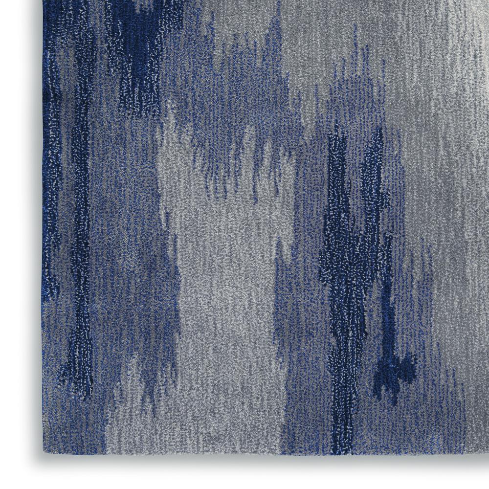 Symmetry Area Rug, Grey/Blue, 7'9" x 9'9". Picture 5
