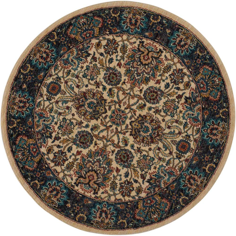 Nourison 2020 Area Rug, Ivory, 7'5" x ROUND. Picture 1