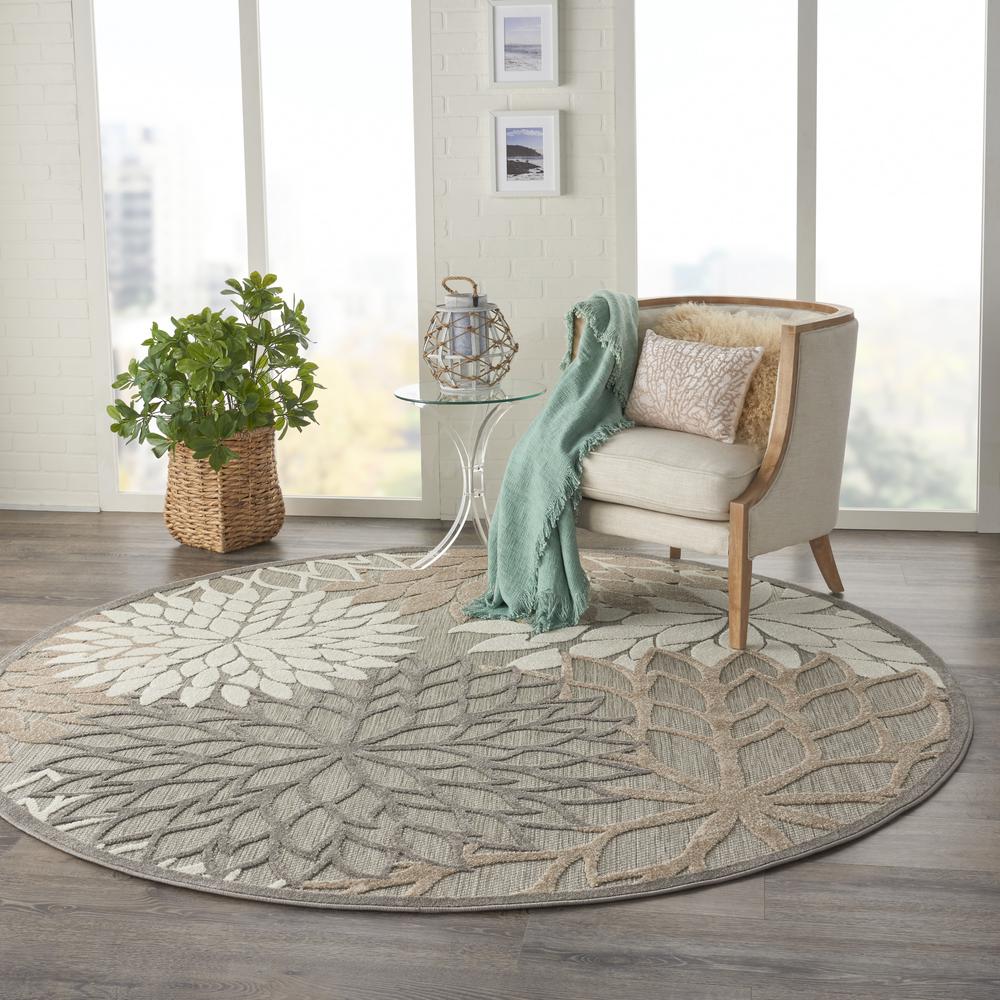 Tropical Round Area Rug, 10' x Round. Picture 10