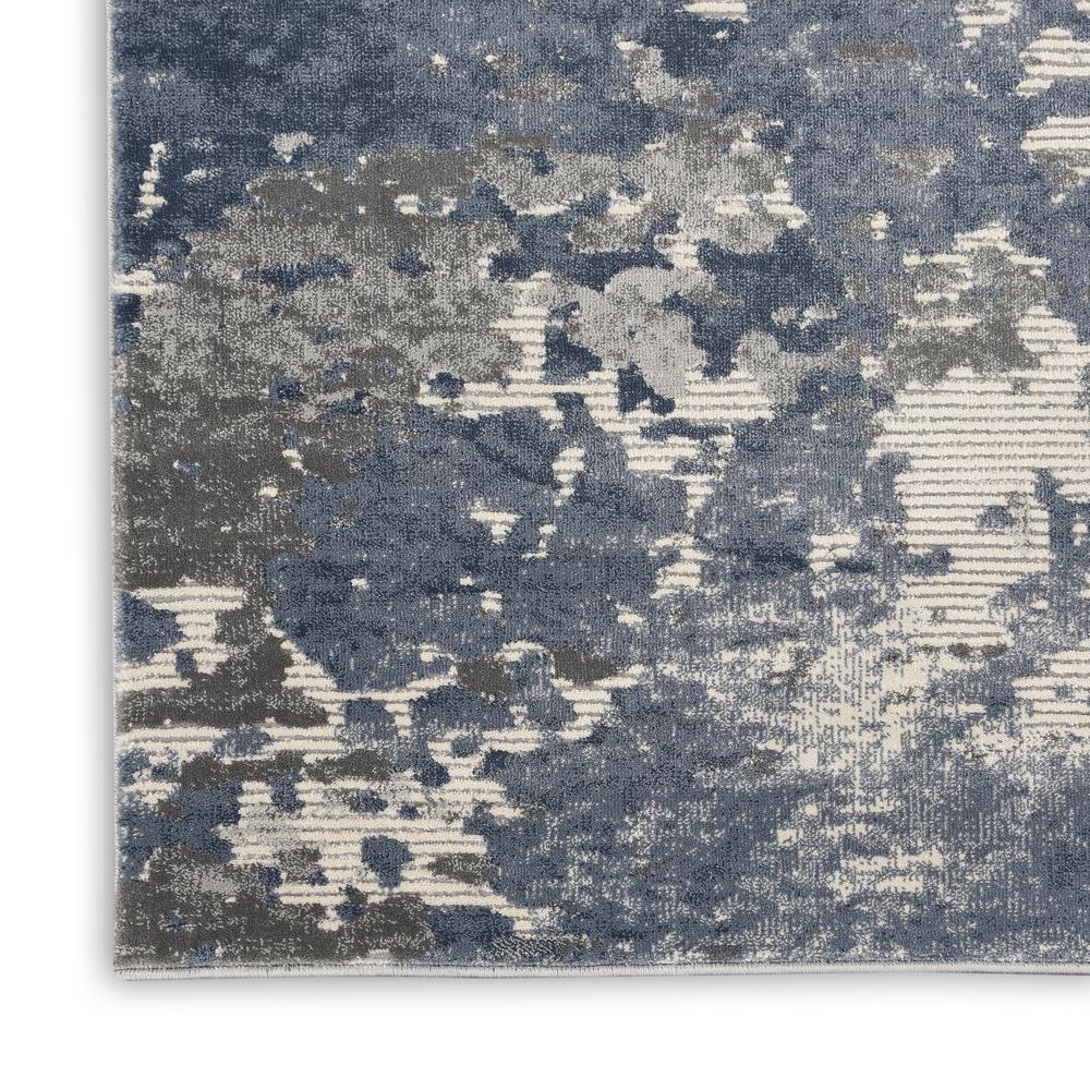 Rustic Textures Area Rug, Grey/Blue, 7'10" X 10'6". Picture 7
