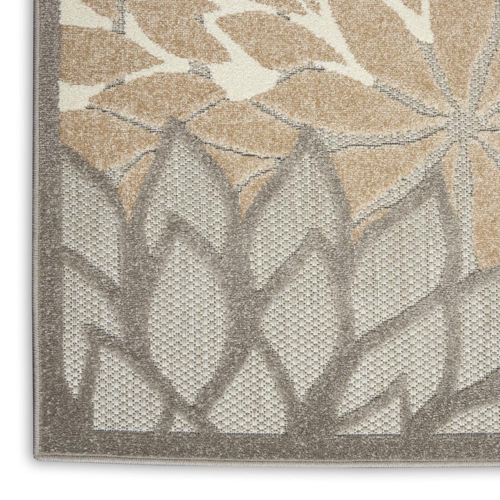 Nourison Aloha Indoor/Outdoor Area Rug, 5'3" x 7'5", Natural. Picture 5