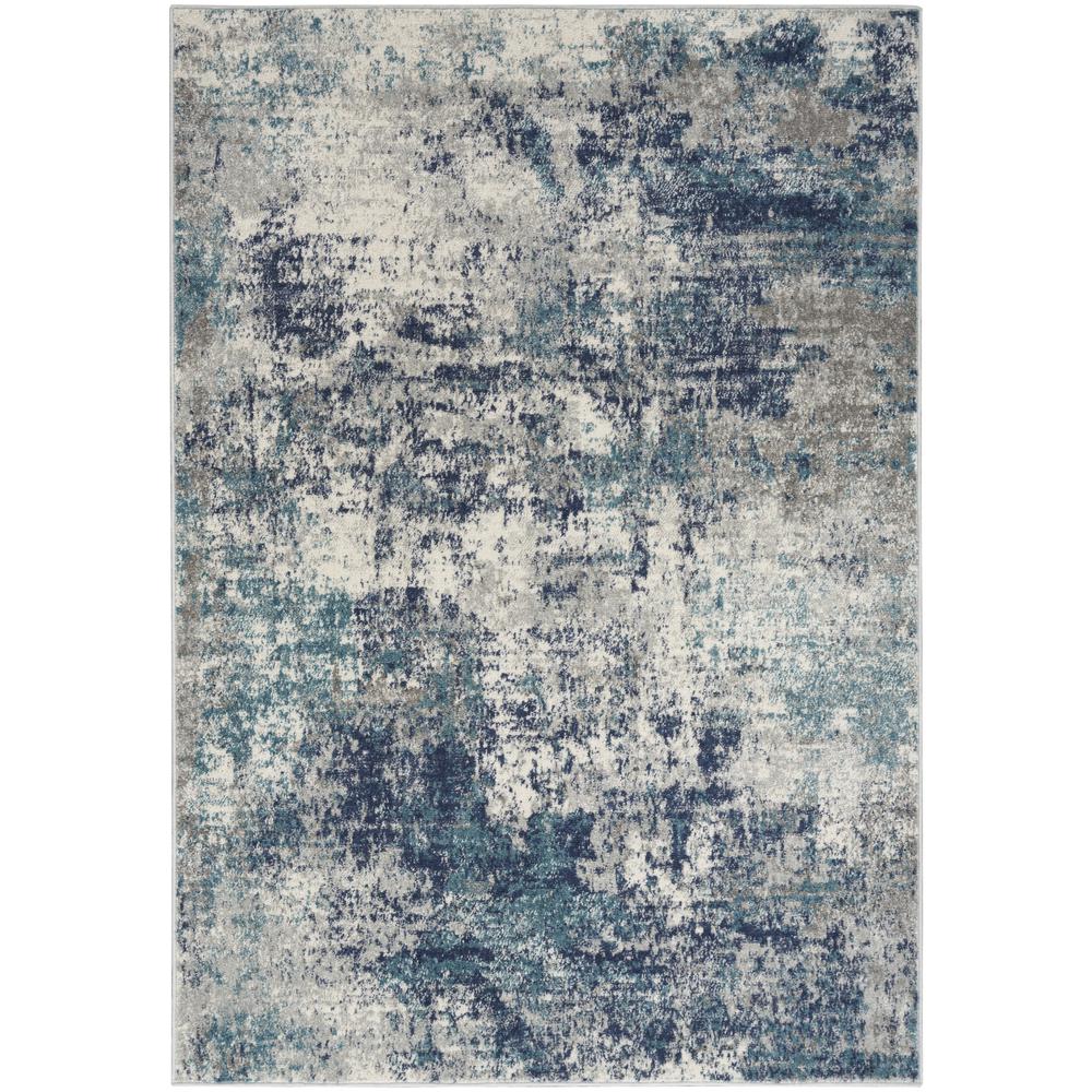 Modern Rectangle Area Rug, 5' x 7'. Picture 1