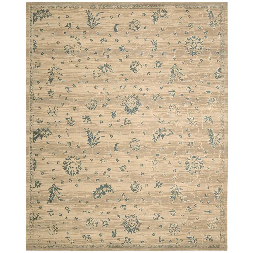 Silk Elements Area Rug, Beige, 5'6" x 8'. Picture 1
