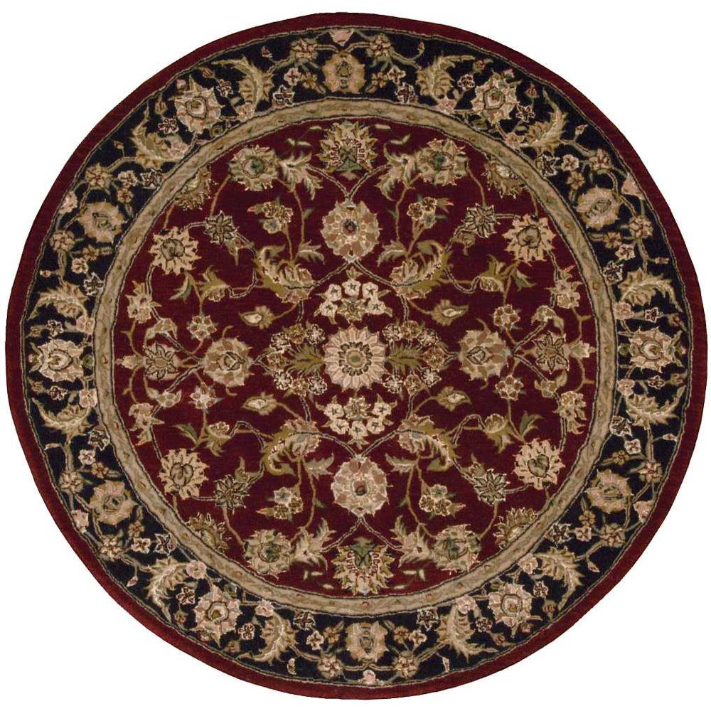Traditional Round Area Rug, 4' x Round. Picture 1