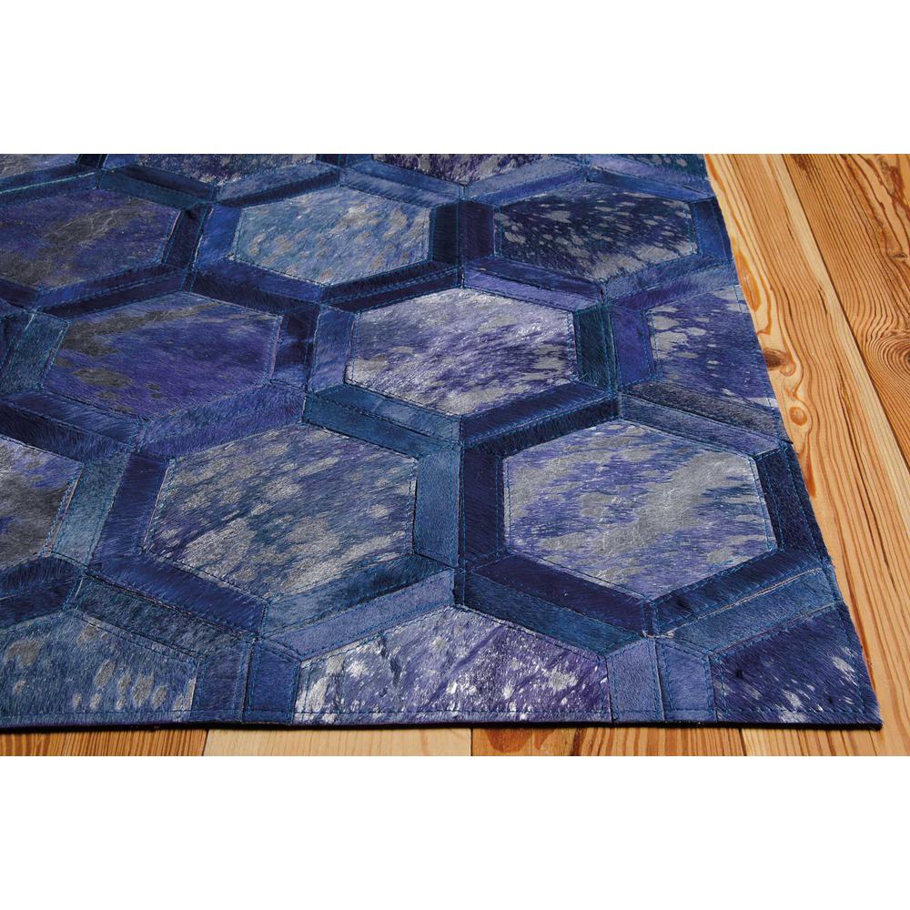 City Chic Area Rug, Cobalt, 8' x 10'. Picture 3