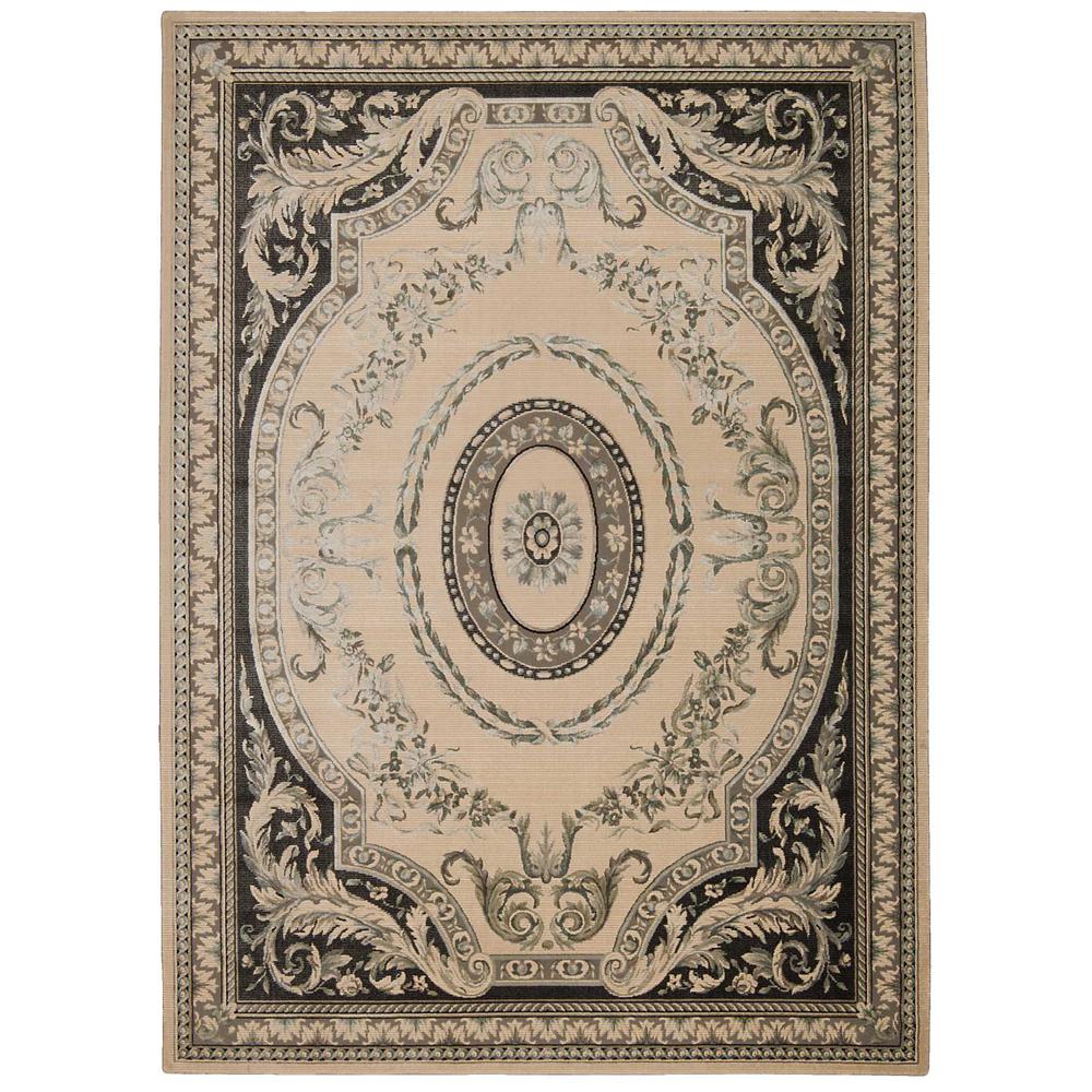 Platine Area Rug, Ivory, 5'3" x 7'5". Picture 1