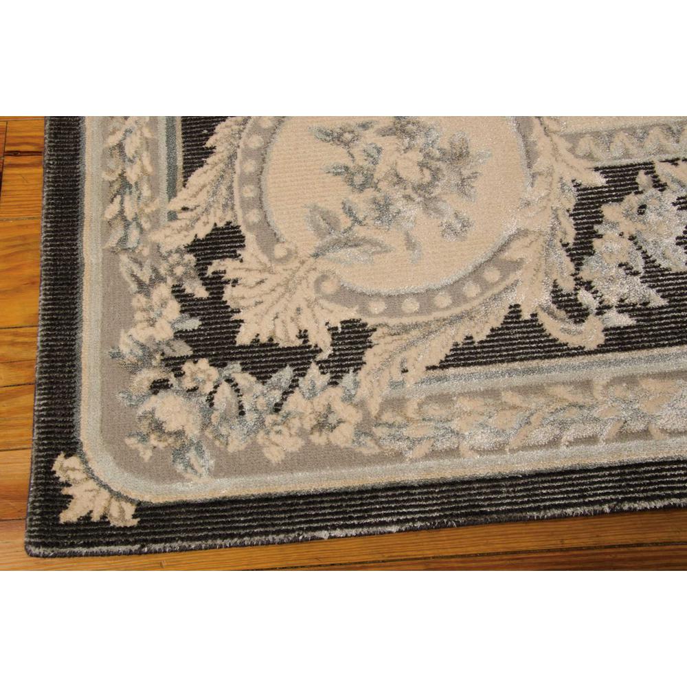 Platine Area Rug, Charcoal, 5'3" x 7'5". Picture 3