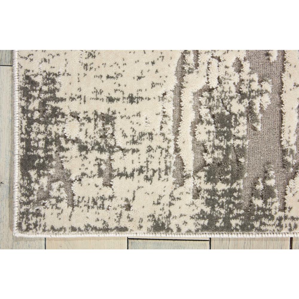 Gleam Area Rug, Ivory/Grey, 3'10" x 5'10". Picture 4