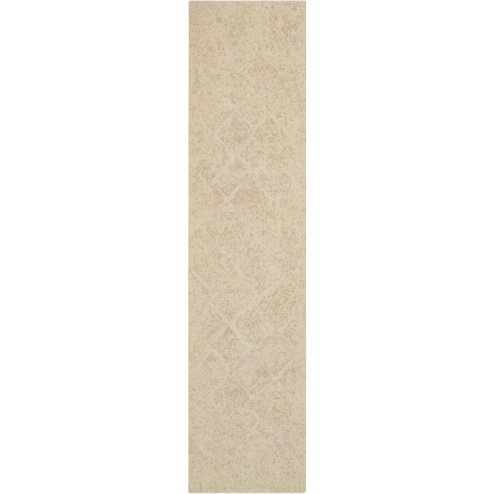Silk Elements Area Rug, Natural, 2'5" x 10'. Picture 1