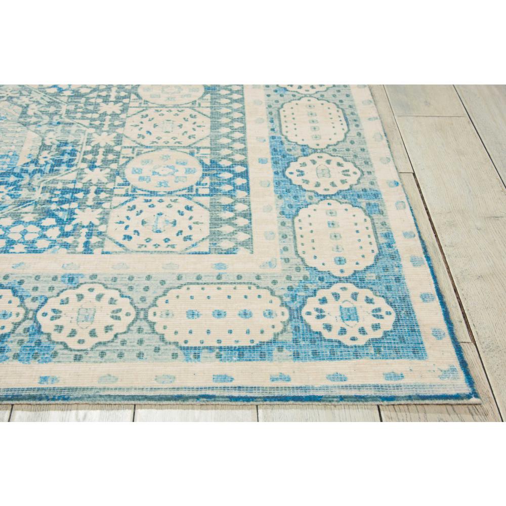 Nourison Madera Teal Area Rug. Picture 4