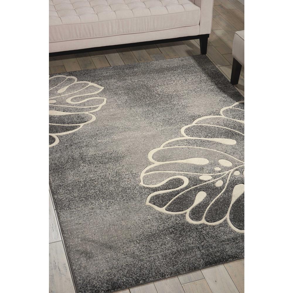 Maxell Area Rug, Grey, 3'10" x 5'10". Picture 2