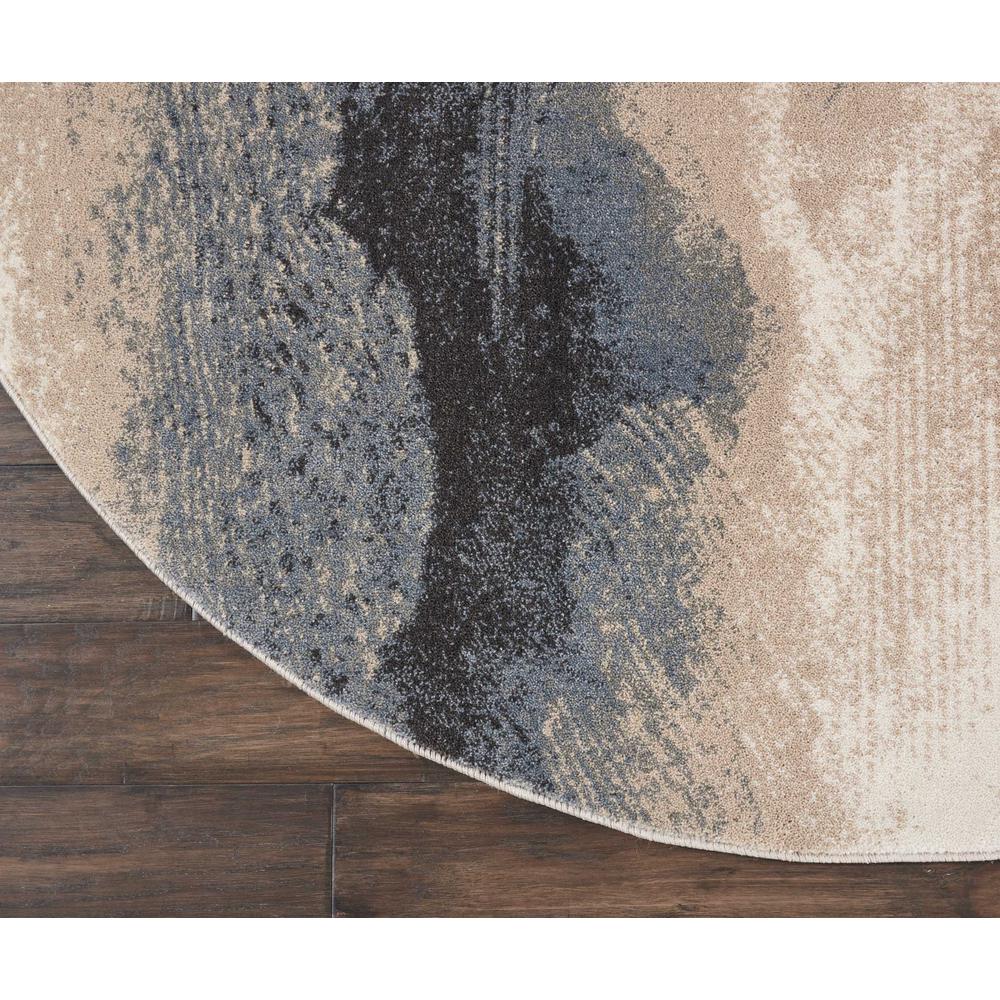 Maxell Area Rug, Flint, 5'3" x ROUND. Picture 4