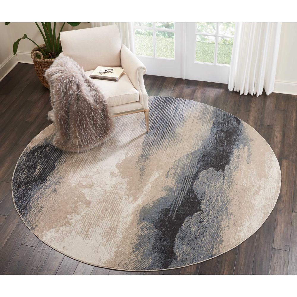 Maxell Area Rug, Flint, 7'10" x ROUND. Picture 3