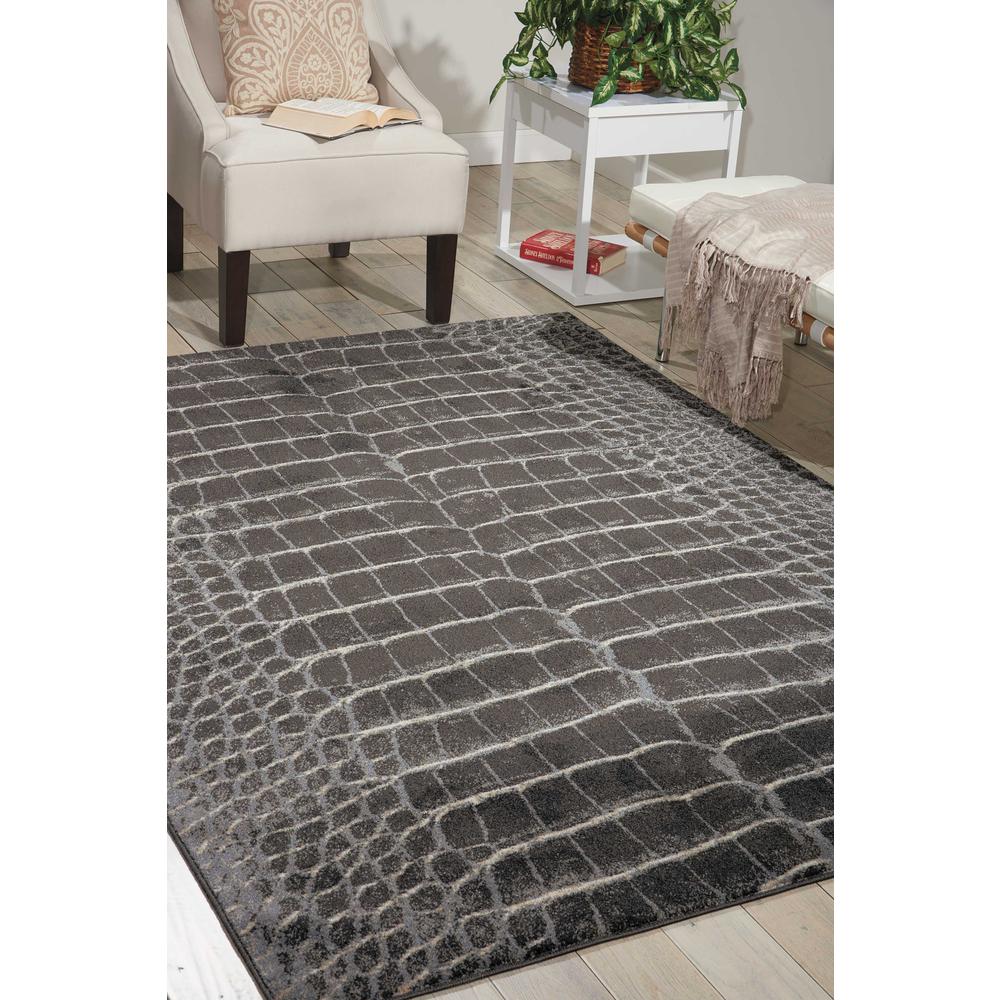 Maxell Area Rug, Charcoal, 3'10" x 5'10". Picture 2