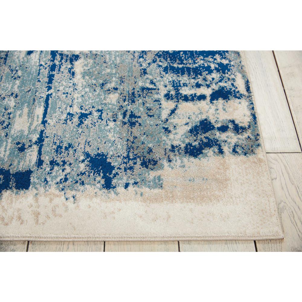 Maxell Area Rug, Ivory/Blue, 3'10" x 5'10". Picture 3