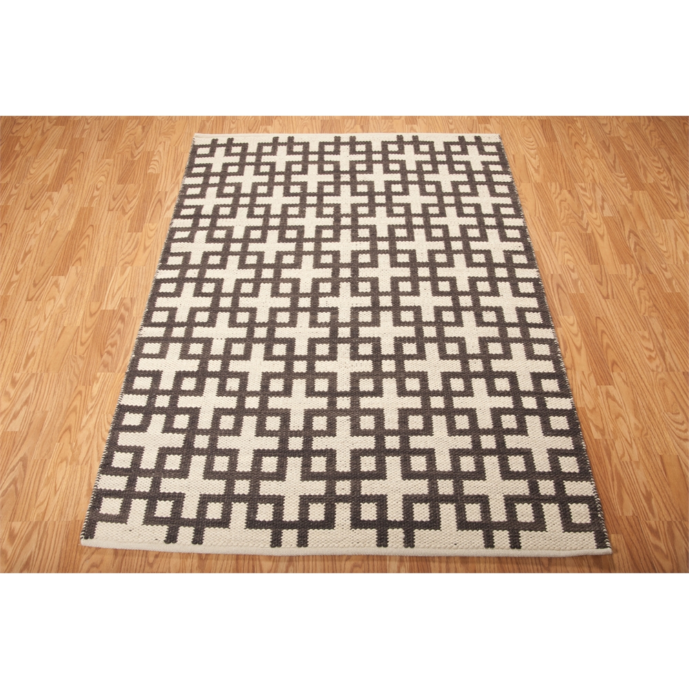 Bbl3 Maze Rectangle Rug By, Bark, 5'3" X 7'5". Picture 2