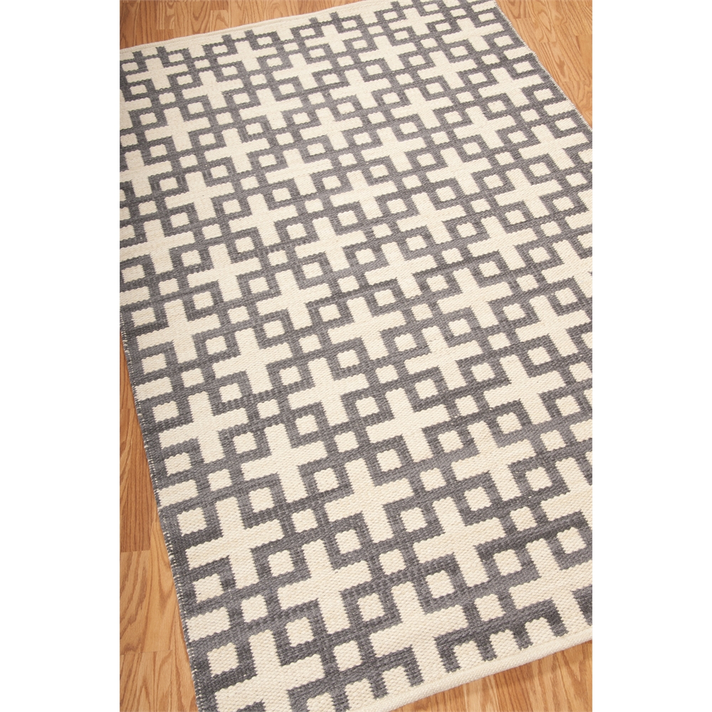 Bbl3 Maze Rectangle Rug By, Dove, 5'3" X 7'5". Picture 3