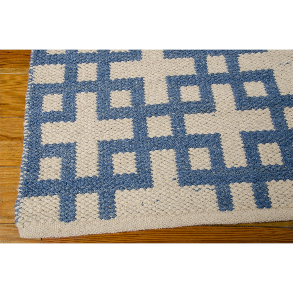 Bbl3 Maze Rectangle Rug By, Indigo, 5'3" X 7'5". Picture 2
