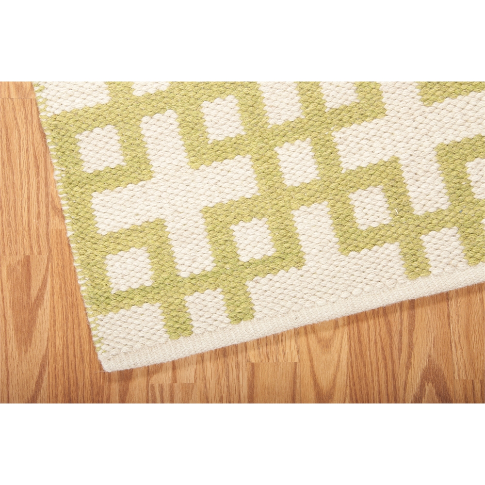 Bbl3 Maze Rectangle Rug By, Moss, 5'3" X 7'5". Picture 1