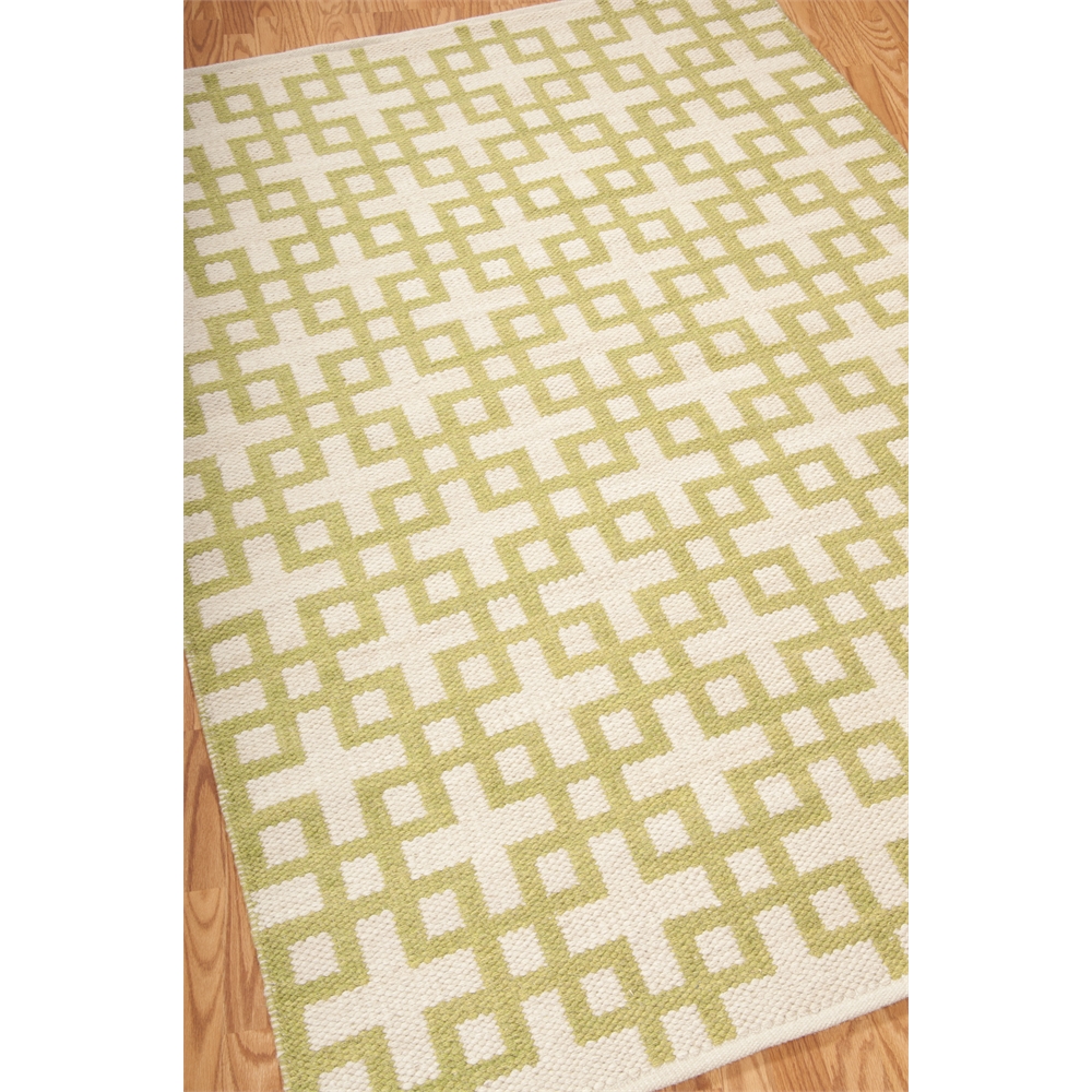 Bbl3 Maze Rectangle Rug By, Moss, 5'3" X 7'5". Picture 3