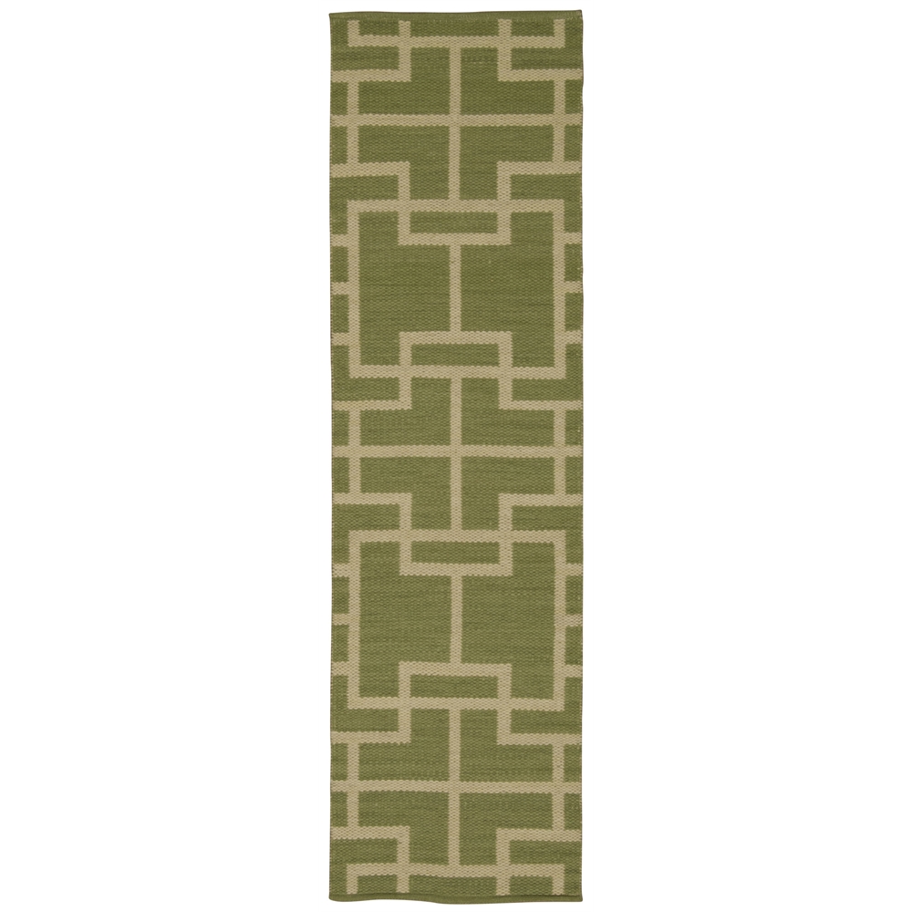 Bbl3 Maze Runner Rug By, Lemon Grass, 2'3" X 8'. Picture 1