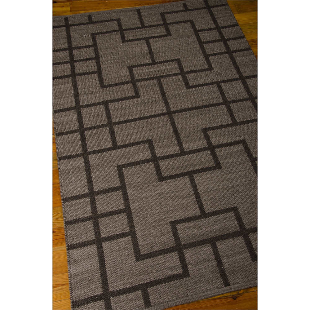 Bbl3 Maze Rectangle Rug By, Slate, 5'3" X 7'5". Picture 3