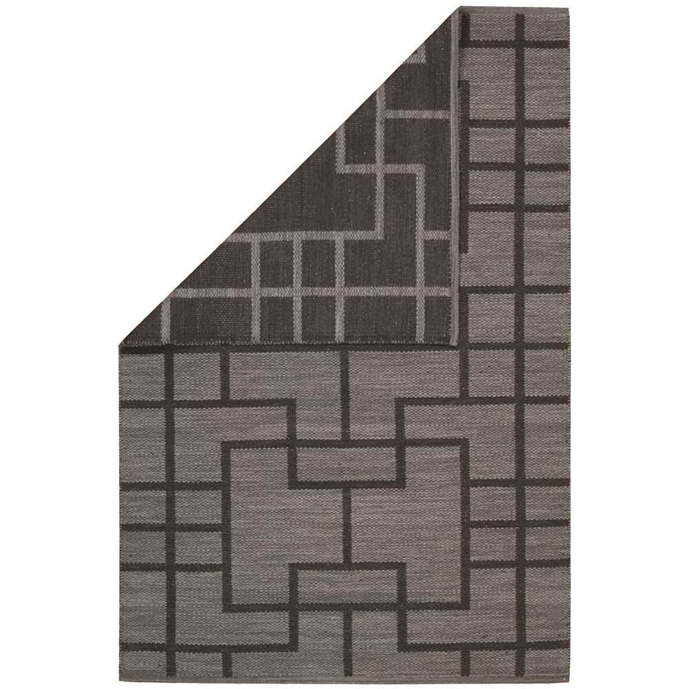 Bbl3 Maze Rectangle Rug By, Slate, 5'3" X 7'5". Picture 5