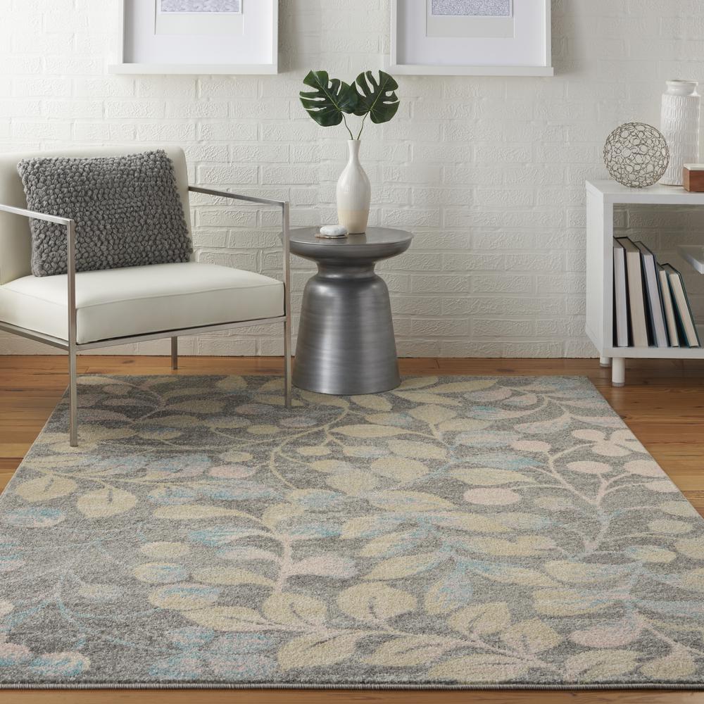 Tranquil Area Rug, Grey/Beige, 6' X 9'. Picture 4