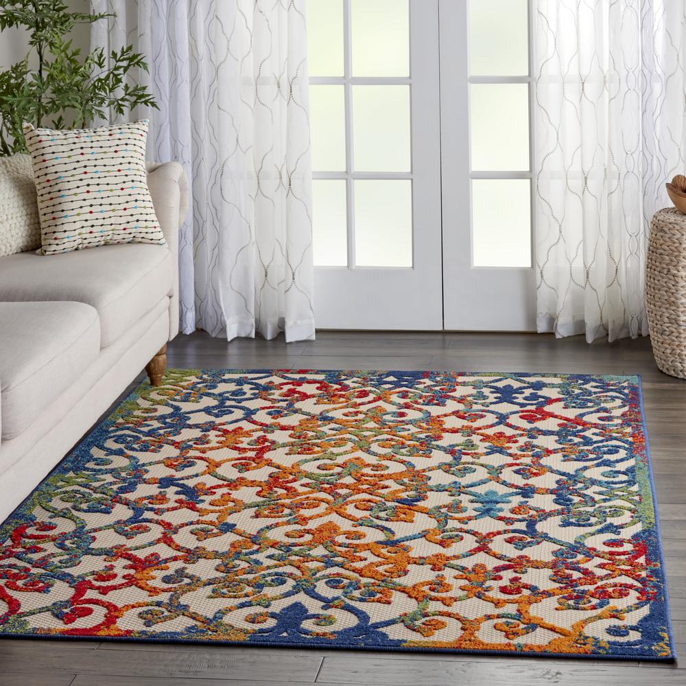 Rectangle Contemporary Machine Made Area Rug. Picture 9