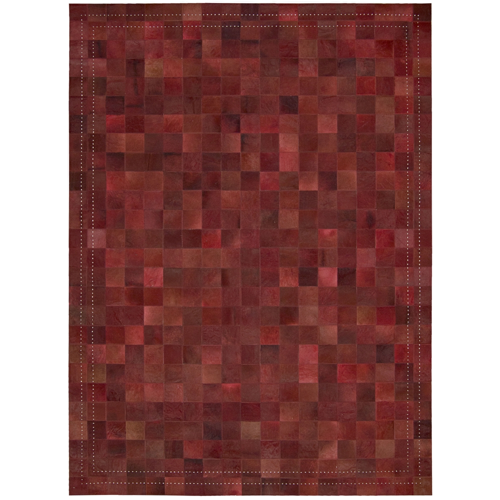 Bbl4 Medley Rectangle Rug By, Scarlet, 8' X 11'. Picture 1