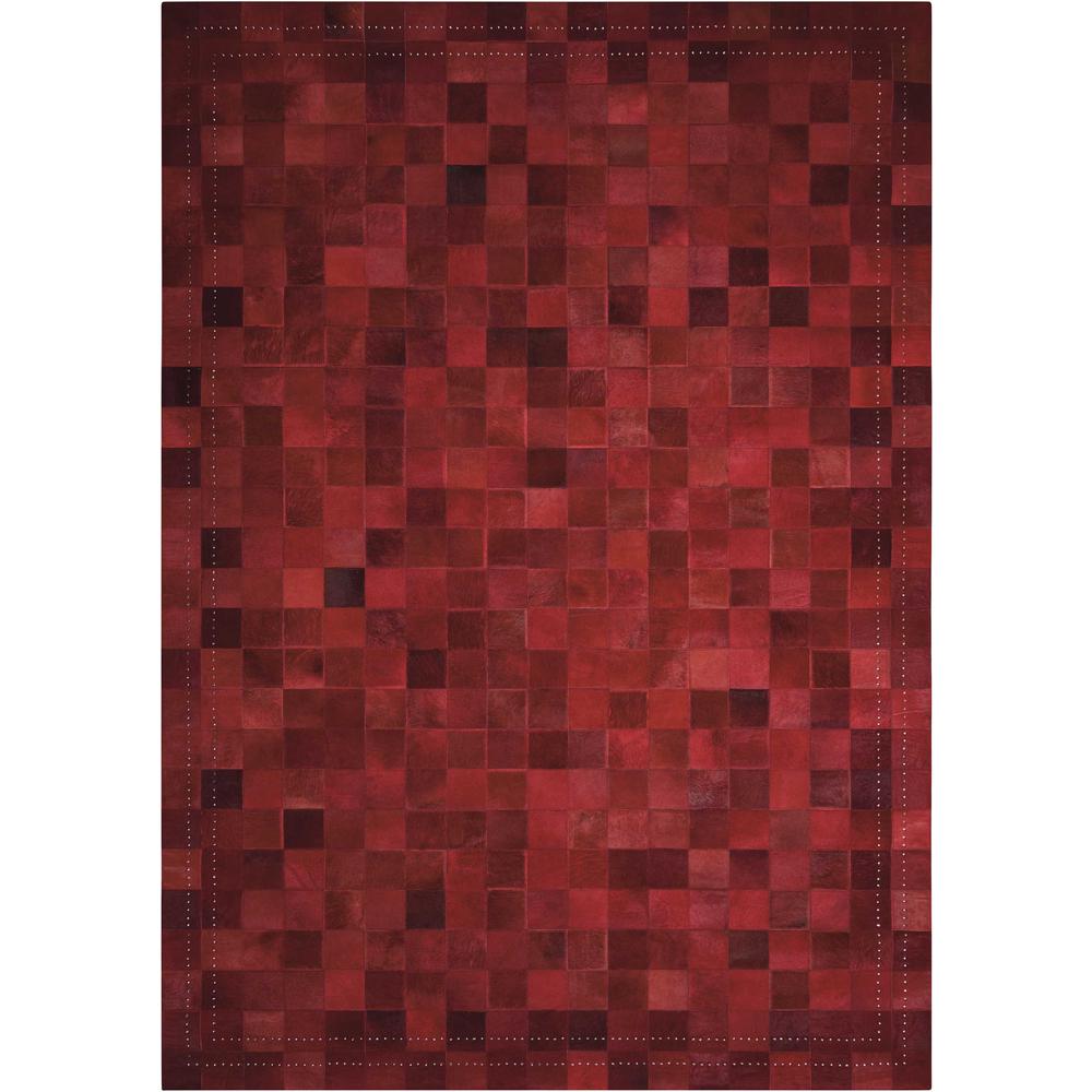 Bbl4 Medley Rectangle Rug By, Scarlet, 8' X 11'. Picture 1