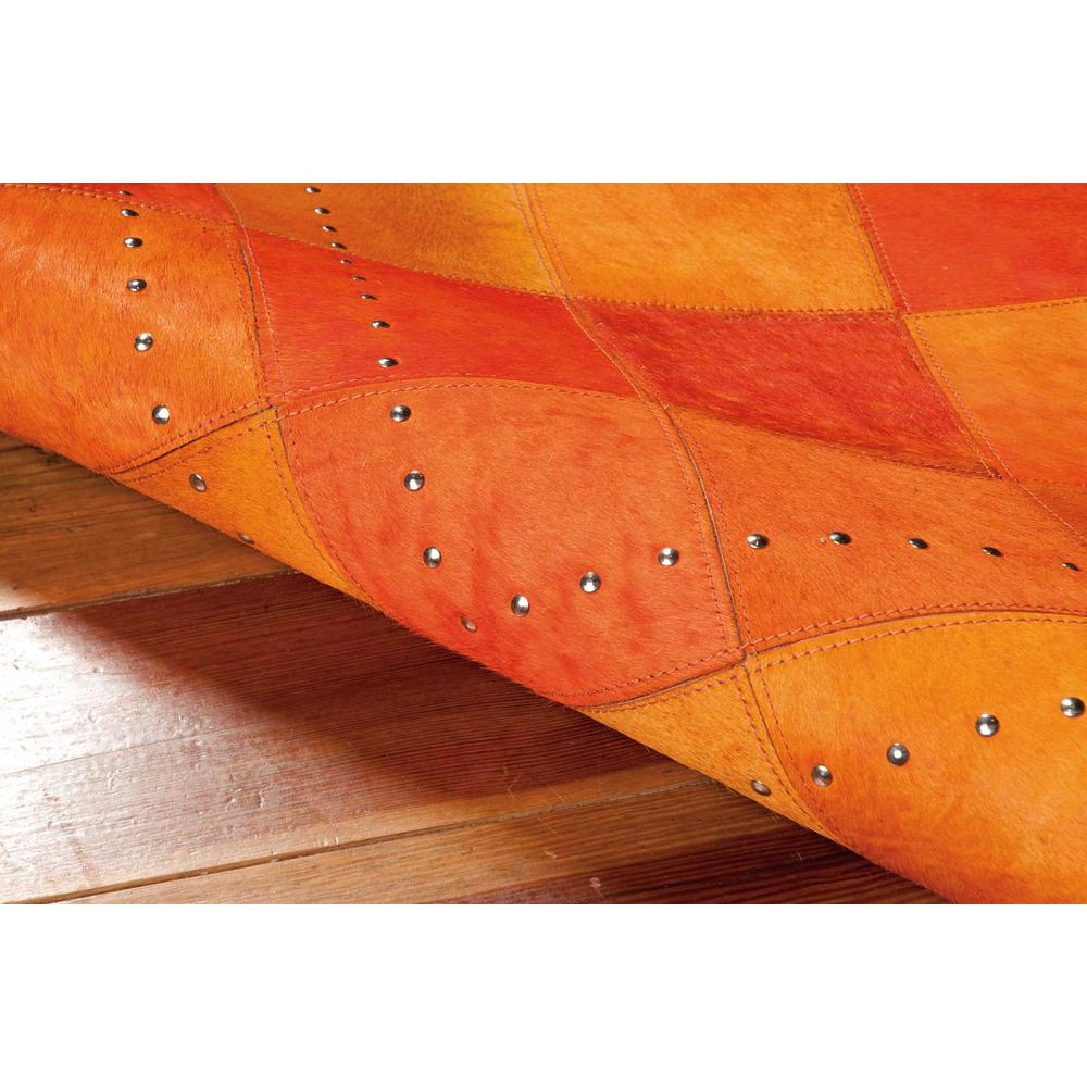 Bbl4 Medley Rectangle Rug By, Tangerine, 8' X 11'. Picture 3