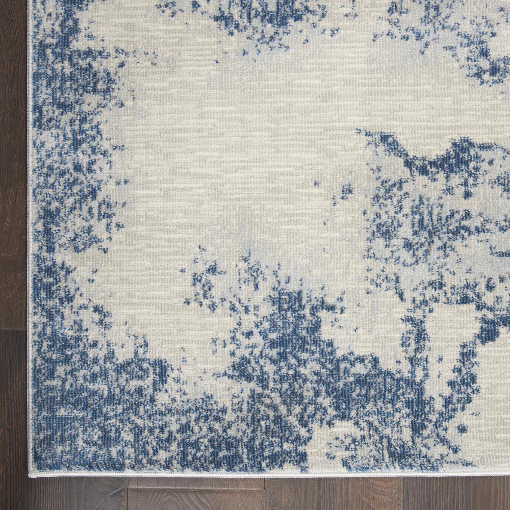 Imprints Area Rug, Ivory/Light Blue, 4' x 6'. Picture 4