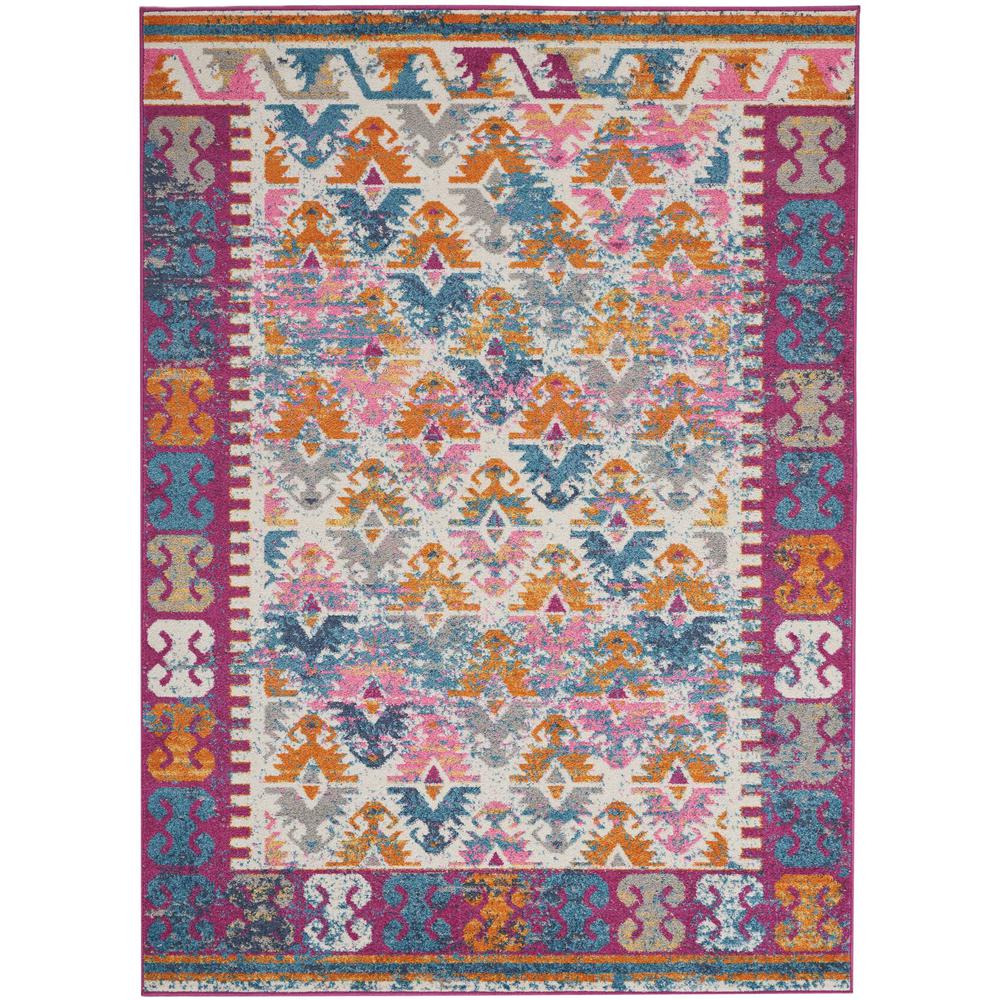 Passion Area Rug, Ivory, 5'3" x 7'3". The main picture.