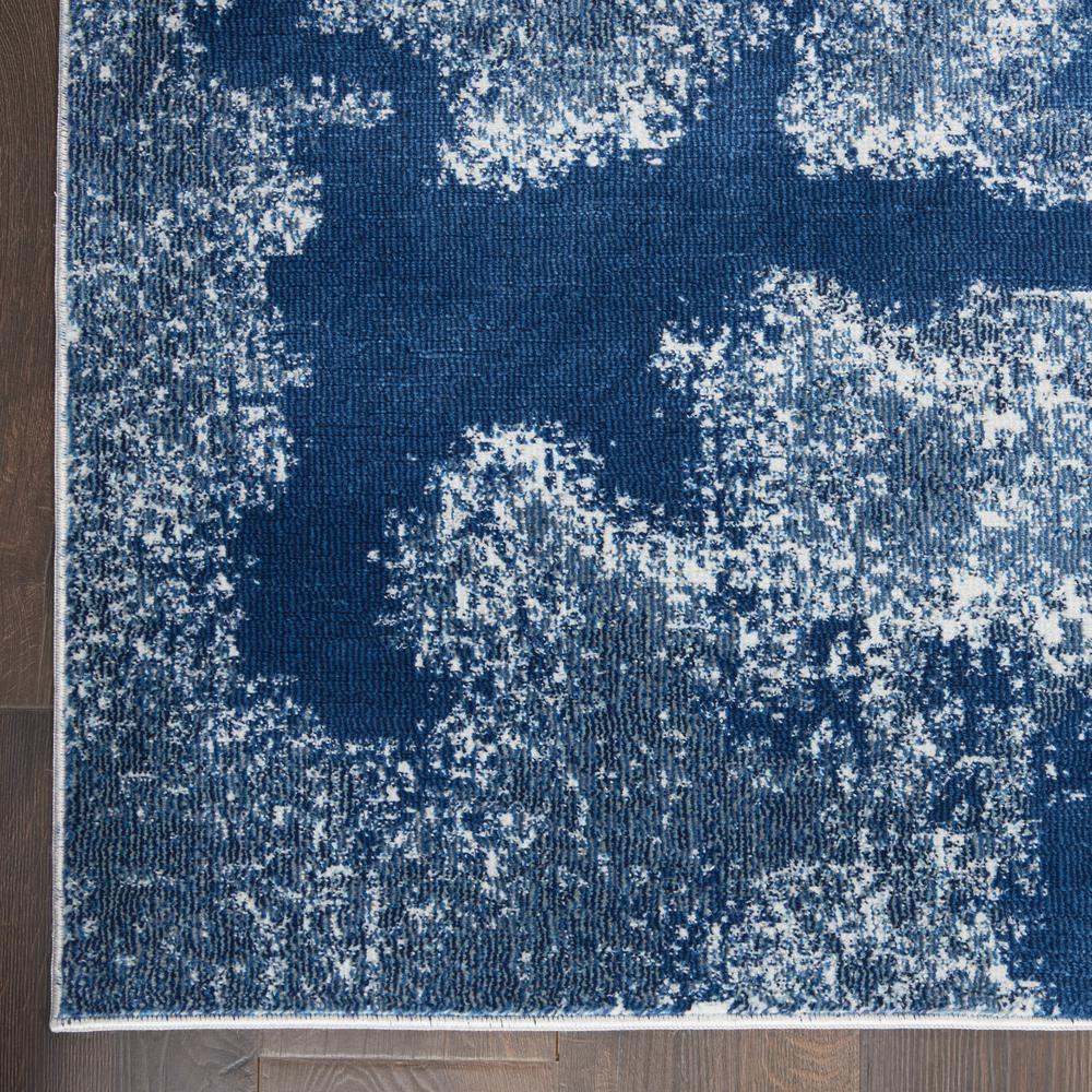 Imprints Area Rug, Blue, 4' x 6'. Picture 4