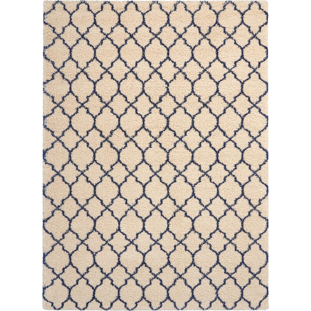 Amore Area Rug, Ivory/Blue, 7'10" x 10'10". Picture 1