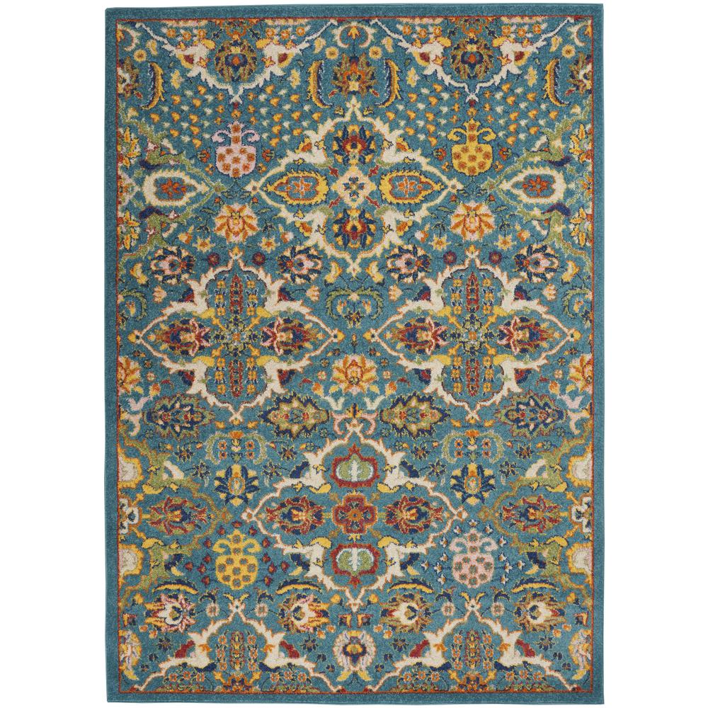 Bohemian Rectangle Area Rug, 5' x 7'. Picture 1