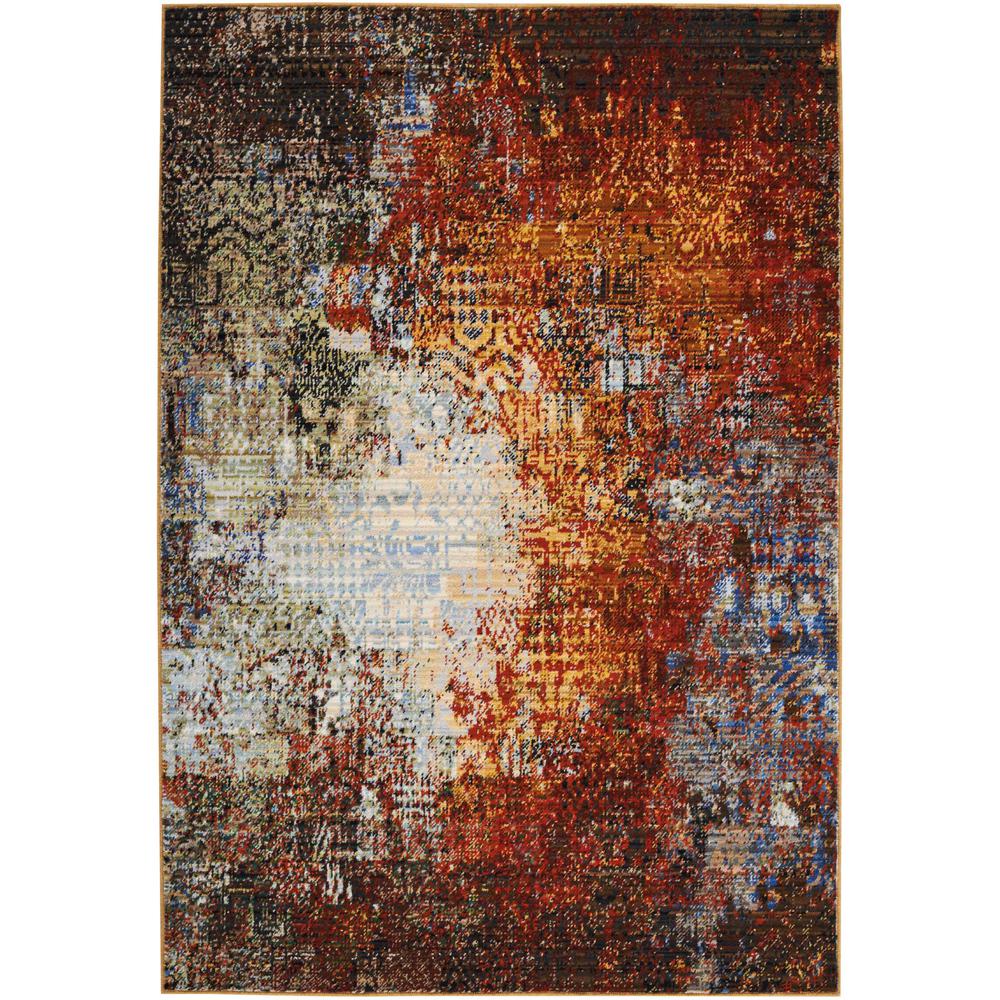Chroma Area Rug, Ember Glow, 4' x 6'. Picture 1