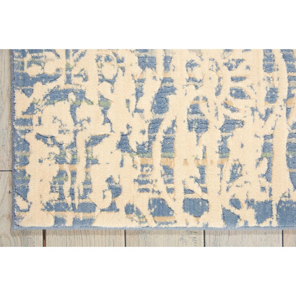 Nourison Nepal Ivory Blue Area Rug. Picture 4