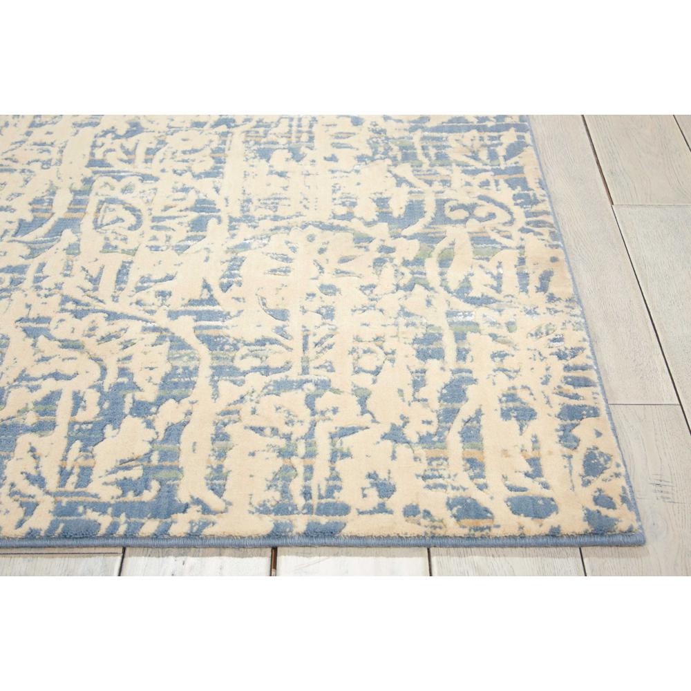 Nourison Nepal Ivory Blue Area Rug. Picture 5