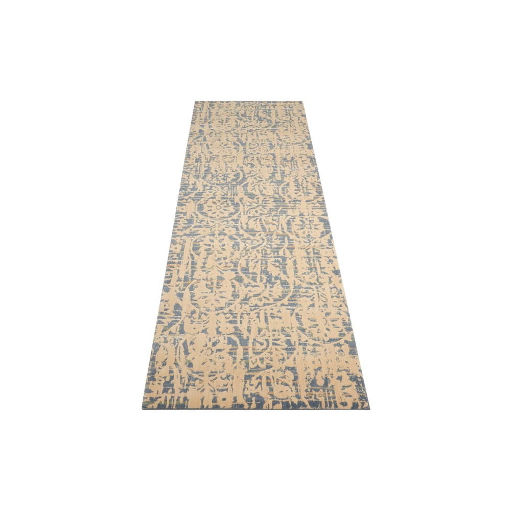 Nourison Nepal Ivory Blue Area Rug. Picture 5