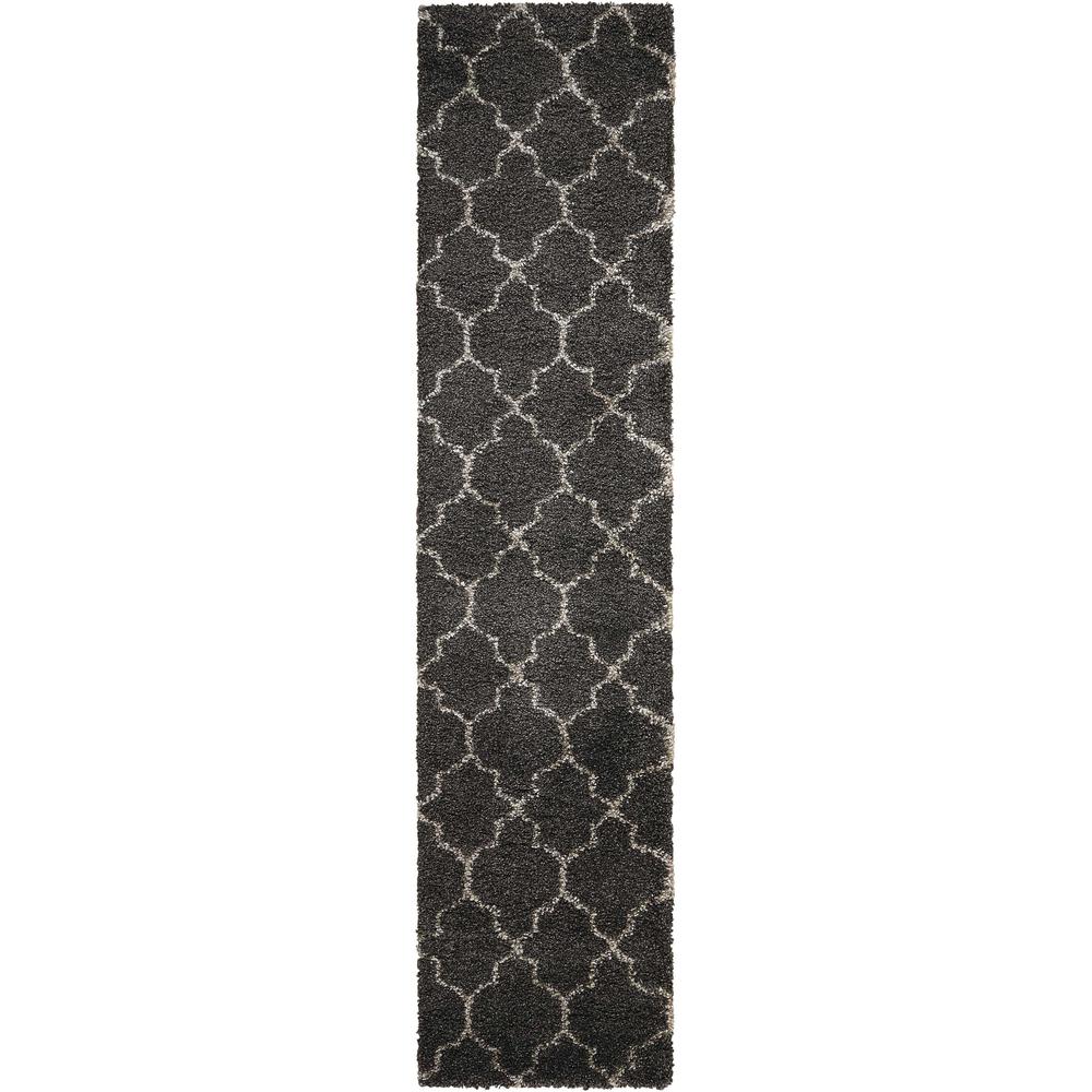 Amore Area Rug, Charcoal, 2'2" x 10'. Picture 1